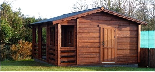 wooden house