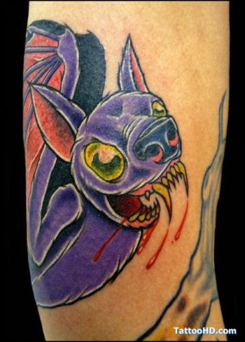 bat tattoo