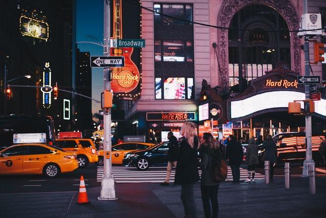 Broadway in Manhattan